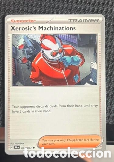 Coleccionismo cromos antiguos: 064/064 Xerosic's machinations carta pokemon TCG