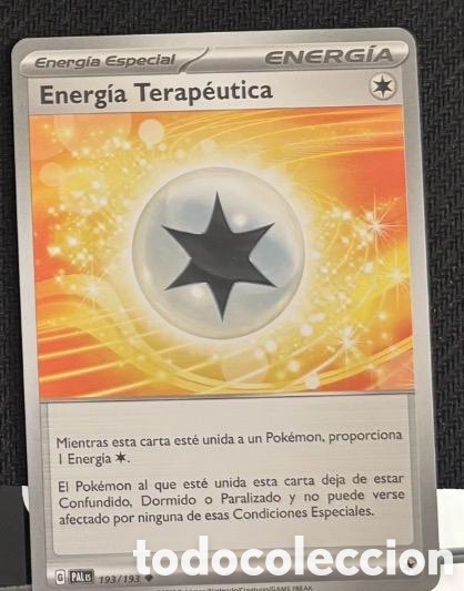 Coleccionismo cromos antiguos: 193/193 Energ&iacute;a terapeutica carta pokemon TCG