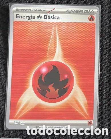 Coleccionismo cromos antiguos: 018 Energ&iacute;a b&aacute;sica carta pokemon TCG