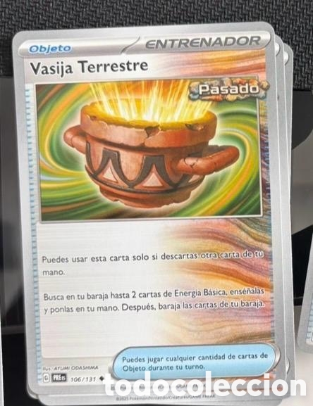 Coleccionismo cromos antiguos: 106/131 Vasija terrestre carta pokemon TCG