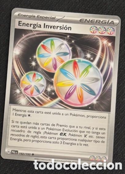 Coleccionismo cromos antiguos: 192/193 Energ&iacute;a inversi&oacute;n carta pokemon TCG