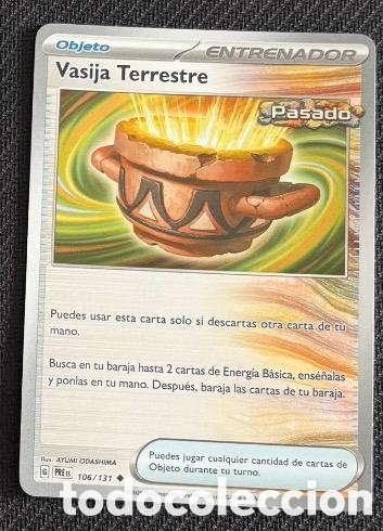 Coleccionismo cromos antiguos: 106/131 Vasija terrestre carta pokemon TCG