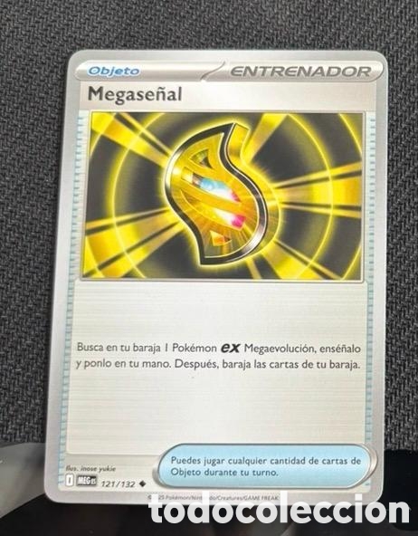 Coleccionismo cromos antiguos: 121/132 Megase&ntilde;al carta pokemon TCG