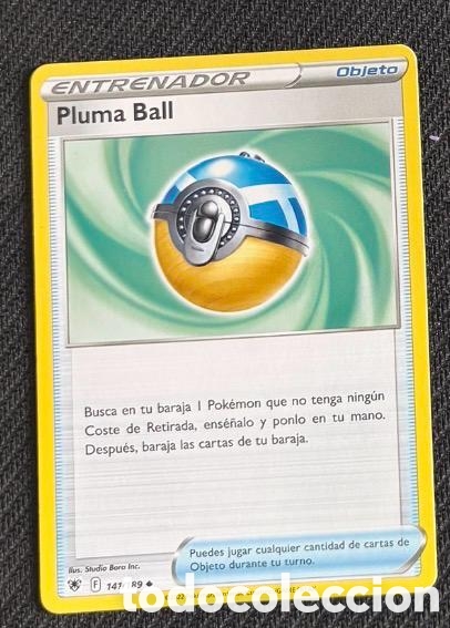 Coleccionismo cromos antiguos: 141/189 Pluma ball carta pokemon TCG