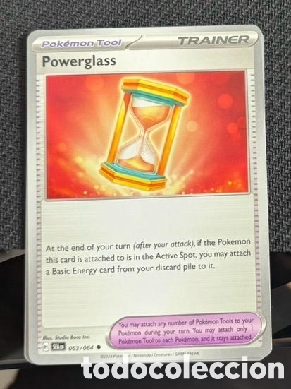 Coleccionismo cromos antiguos: 063/064 Powerglass carta pokemon TCG