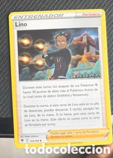 Collectable Antique Stickers: 144/189 Lino carta pokemon TCG