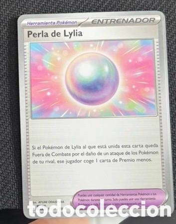 Collectable Antique Stickers: 151/159 Perla de Lylia carta pokemon TCG