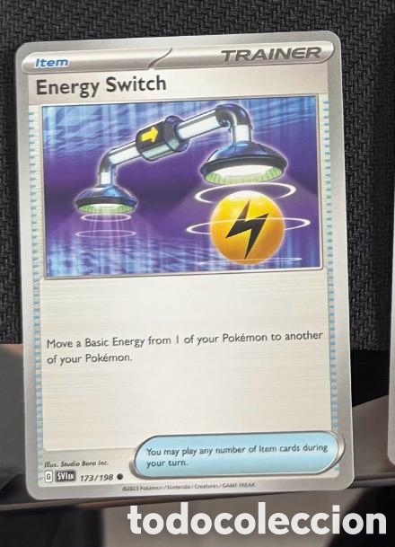Coleccionismo cromos antiguos: 173/198 Energy switch carta pokemon TCG