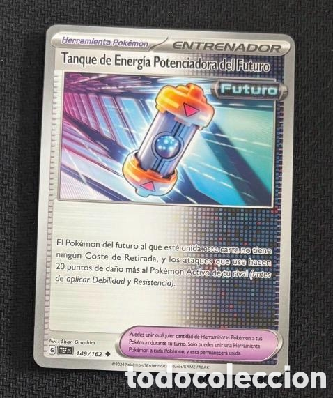 Coleccionismo cromos antiguos: 149/162 Tanque de energ&iacute;a potenciadora del futuro carta pokemon TCG