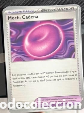 Coleccionismo cromos antiguos: 095/131 Mochi cadena carta pokemon TCG