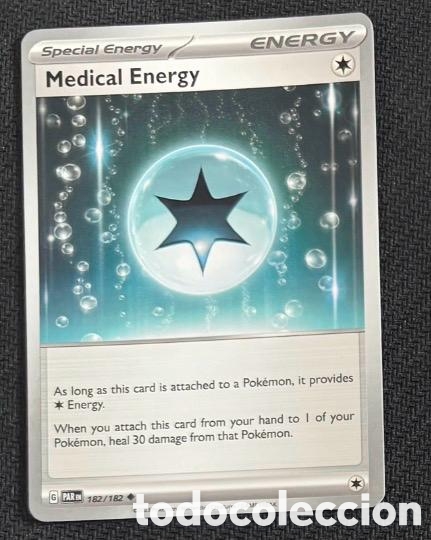 Coleccionismo cromos antiguos: 182/182 Medical energy carta pokemon TCG