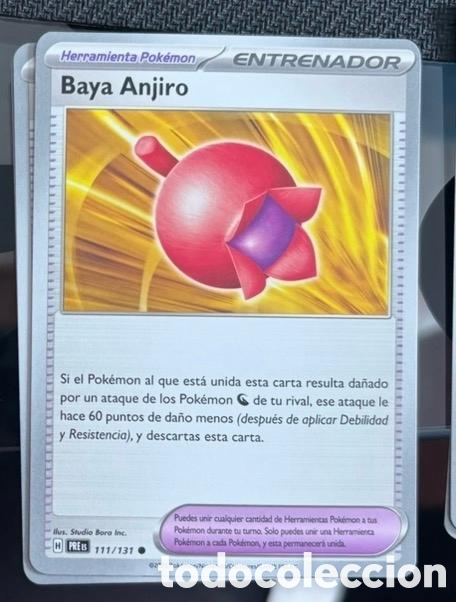 Coleccionismo cromos antiguos: 111/131 Baya Anjiro carta pokemon TCG