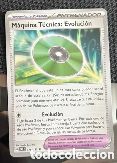Coleccionismo cromos antiguos: 178/182 M&aacute;quina t&eacute;cnica evoluci&oacute;n carta pokemon TCG