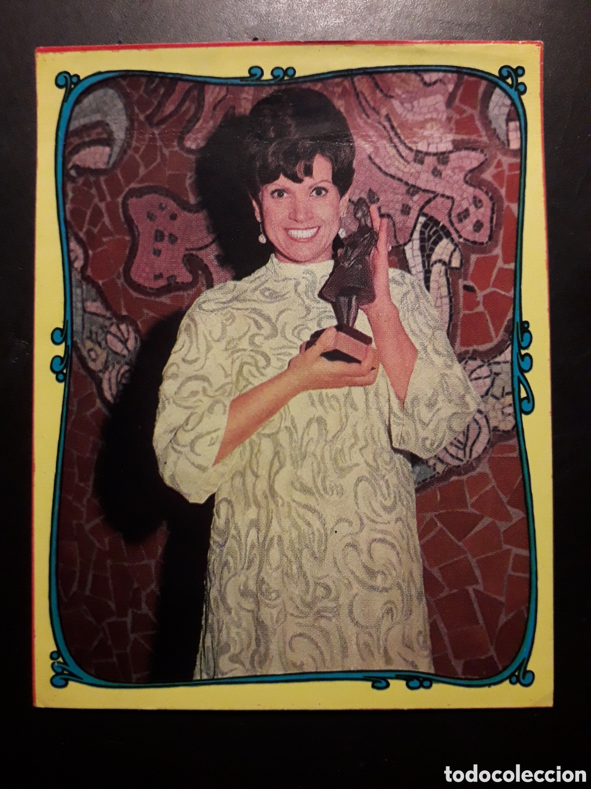 Coleccionismo cromos antiguos: SALOM&Eacute;, FAMOSOS DEL DISCO N&deg; 50 ORLA AMARILLO ESTE 1968 DESPEGADO, PEDIDO M&Iacute;NIMO 3&euro;