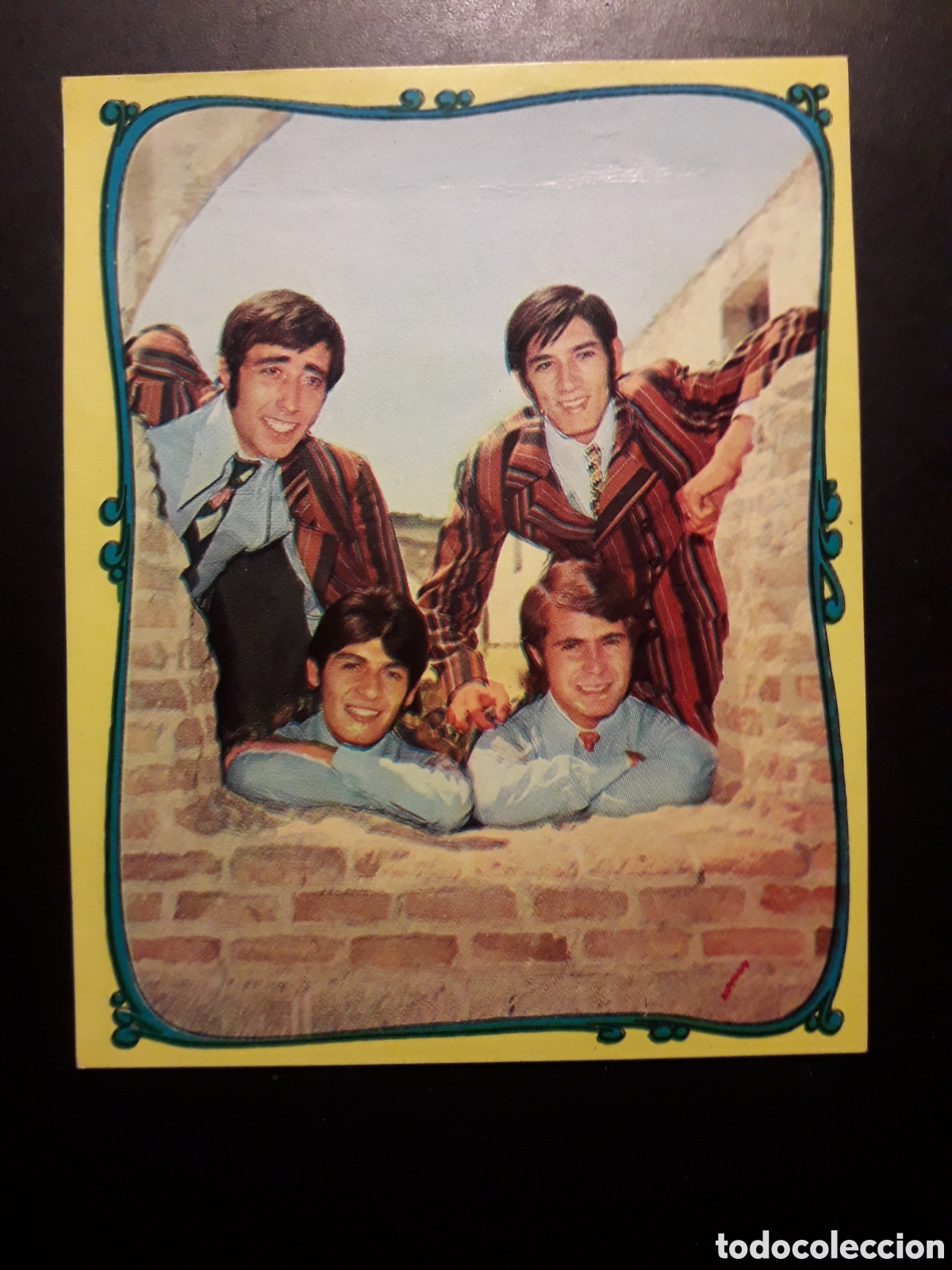 Coleccionismo cromos antiguos: LOS GRITOS, FAMOSOS DEL DISCO N&deg; 161 ORLA AMARILLO ESTE 1968 DESPEGADO, PEDIDO M&Iacute;NIMO 3&euro;