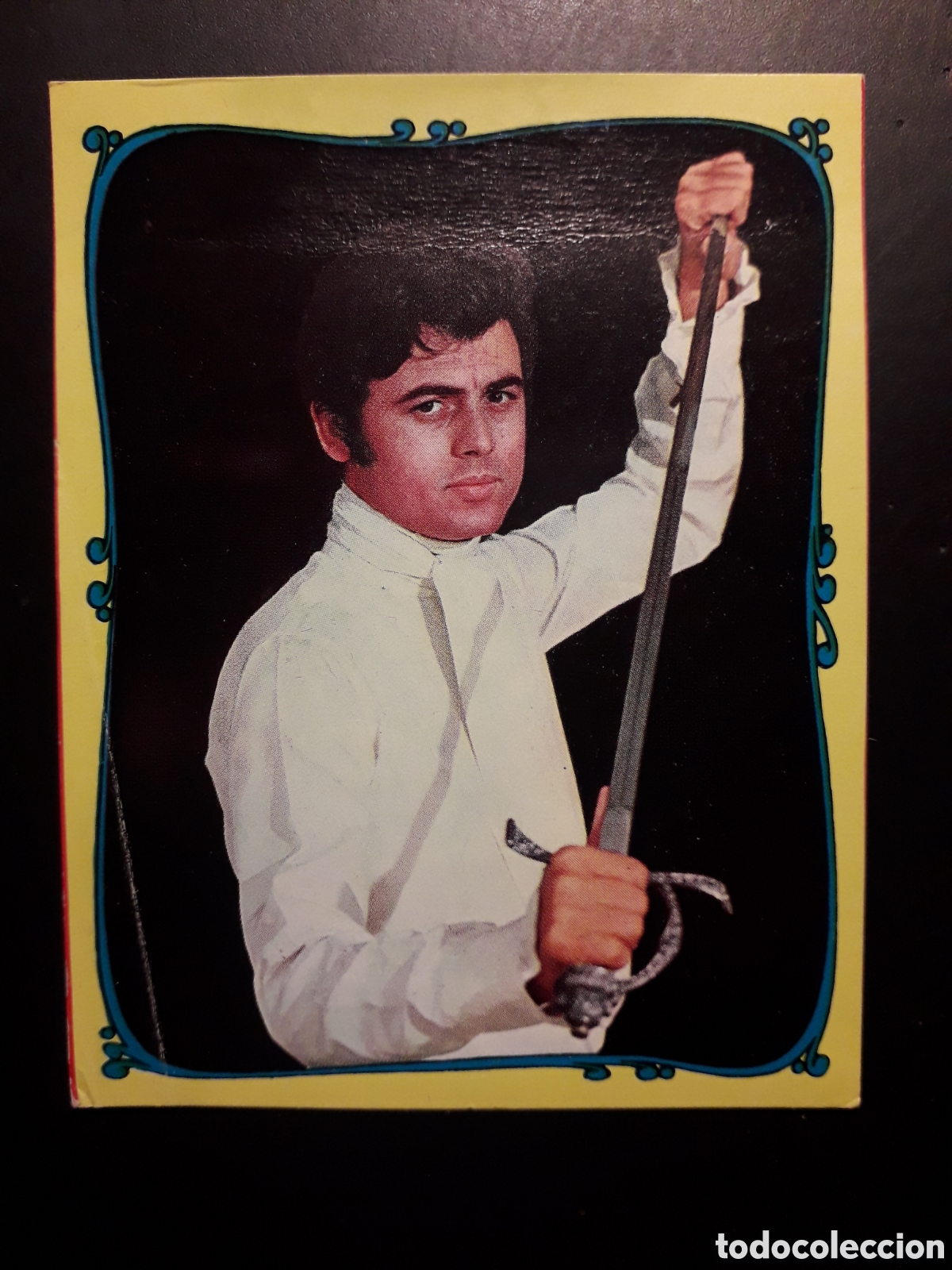 Coleccionismo cromos antiguos: LITTLE TONY, FAMOSOS DEL DISCO N&deg; 66 ORLA AMARILLA ESTE 1968 DESPEGADO, DOBLEZ, PEDIDO M&Iacute;NIMO 3&euro;