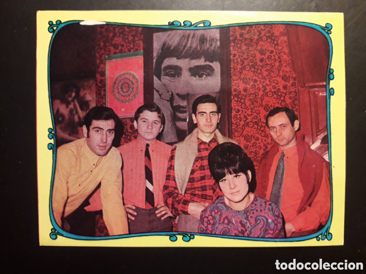 Coleccionismo cromos antiguos: LOS STOP, FAMOSOS DEL DISCO N&deg; 77 ORLA AMARILLA ESTE 1968 DESPEGADO, PEDIDO M&Iacute;NIMO 3&euro;
