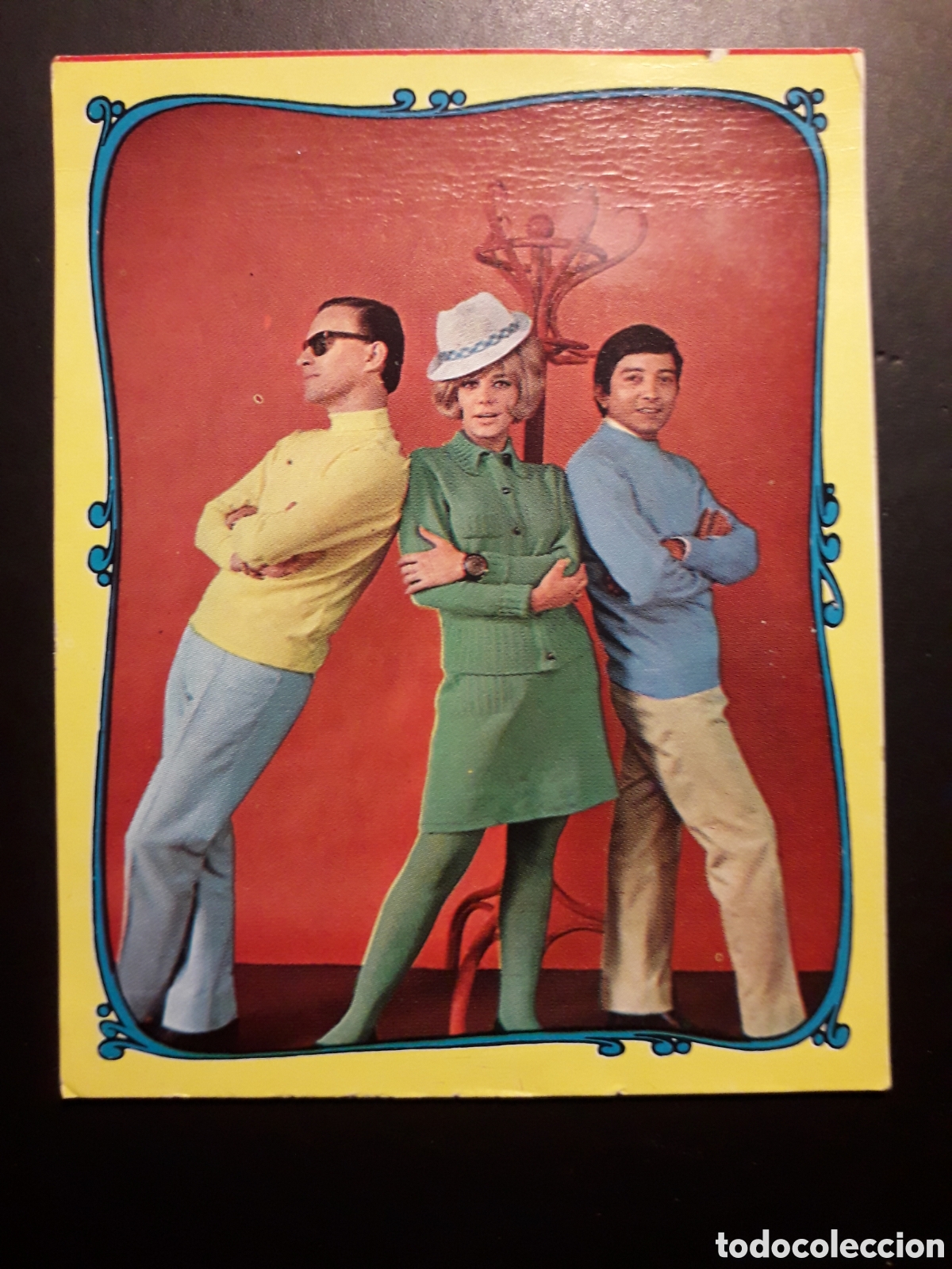 Coleccionismo cromos antiguos: LOS TRES SUDAMERICANOS, FAMOSOS DEL DISCO N&deg; 125 ORLA AMARILLA ESTE 1968 DESPEGADO PEDIDO M&Iacute;NIMO 3&euro;