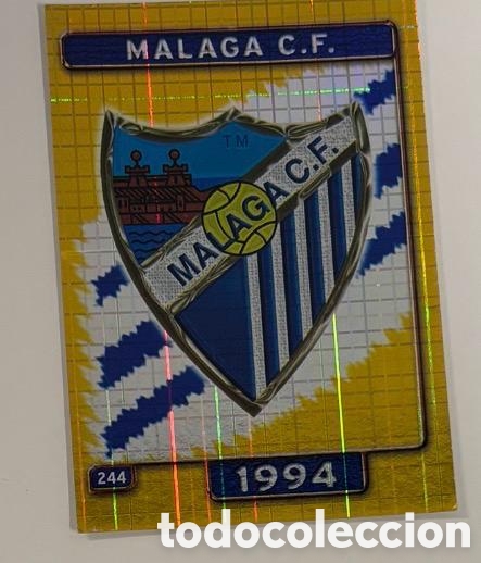 Coleccionismo cromos antiguos: MALAGA CF 2004 2005 - MUNDICROMO ESCUDO