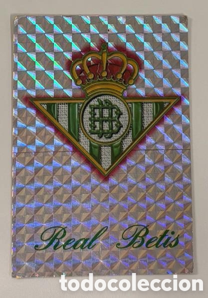 Coleccionismo cromos antiguos: ESCUDO BETIS 2001 2002 MUNDICROMO LA LIGA