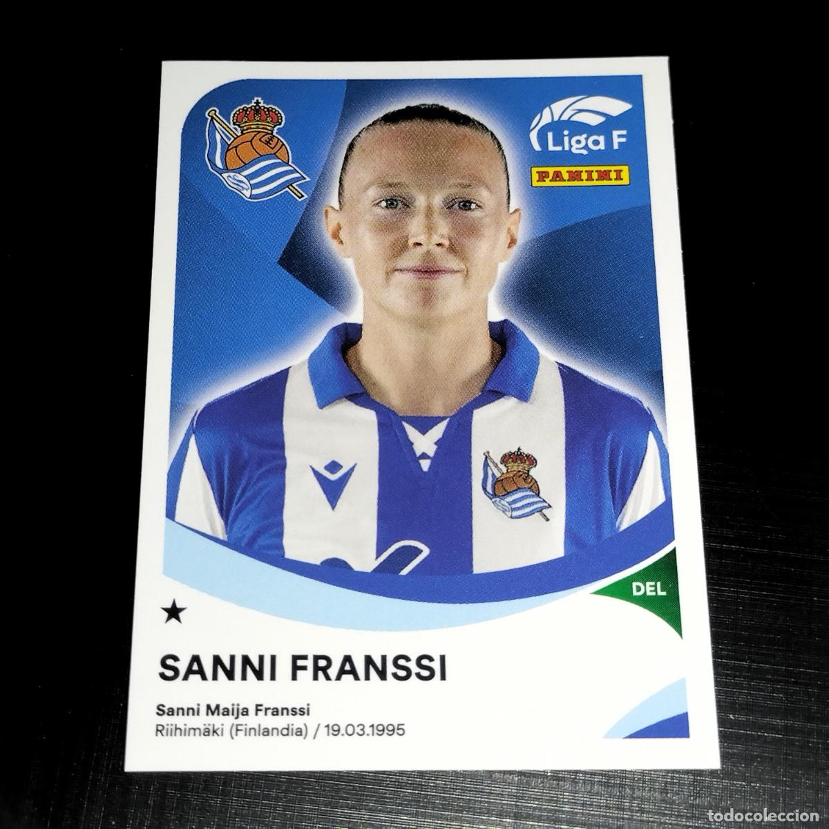 Coleccionismo cromos antiguos: 279 SANNI FRANSSI REAL SOCIEDAD CROMOS LIGA F FEMENINA PANINI 2024 2025 24 25