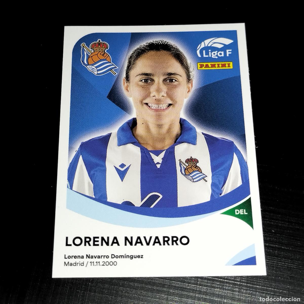Coleccionismo cromos antiguos: 281 LORENA NAVARRO REAL SOCIEDAD CROMOS LIGA F FEMENINA PANINI 2024 2025 24 25