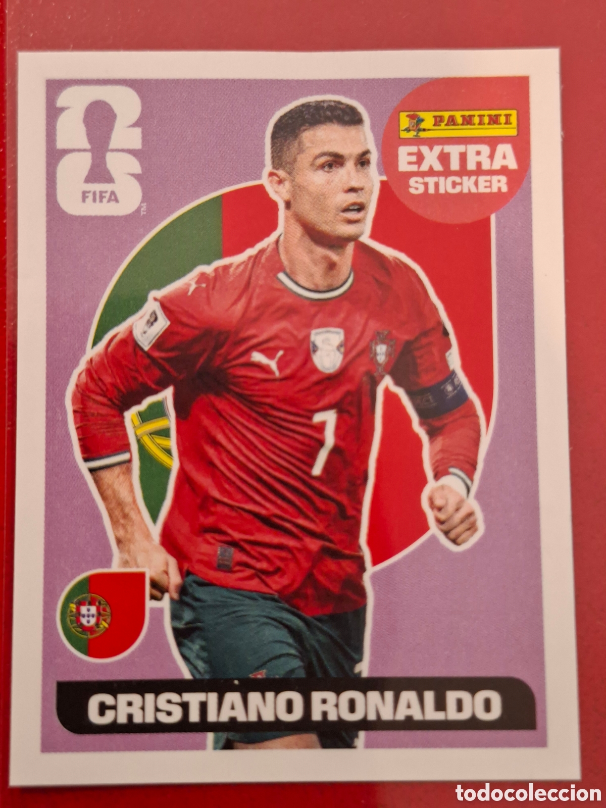 Coleccionismo cromos antiguos: EXTRA STICKER CRISTIANO RONALDO