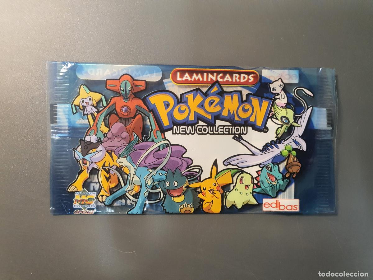 Coleccionismo cromos antiguos: SOBRE VACIO CROMO CARTA HORIZONTAL - POKEMON EDIBAS LAMINCARDS NEW COLLECTION 2006
