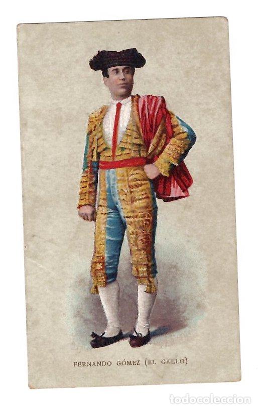 Coleccionismo cromos antiguos: CROMO CHOCOLATE JAIME BOIX BARCELONA. FERNANDO GOMEZ (EL GALLO)