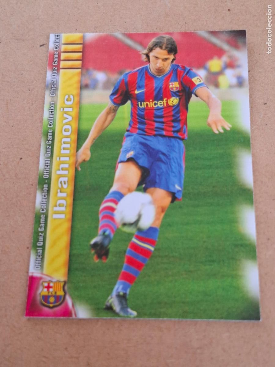 Coleccionismo cromos antiguos: MUNDICROMO 2009 2010 09 10 - 021 21 IBRAHIMOVIC - FC. BARCELONA CP9