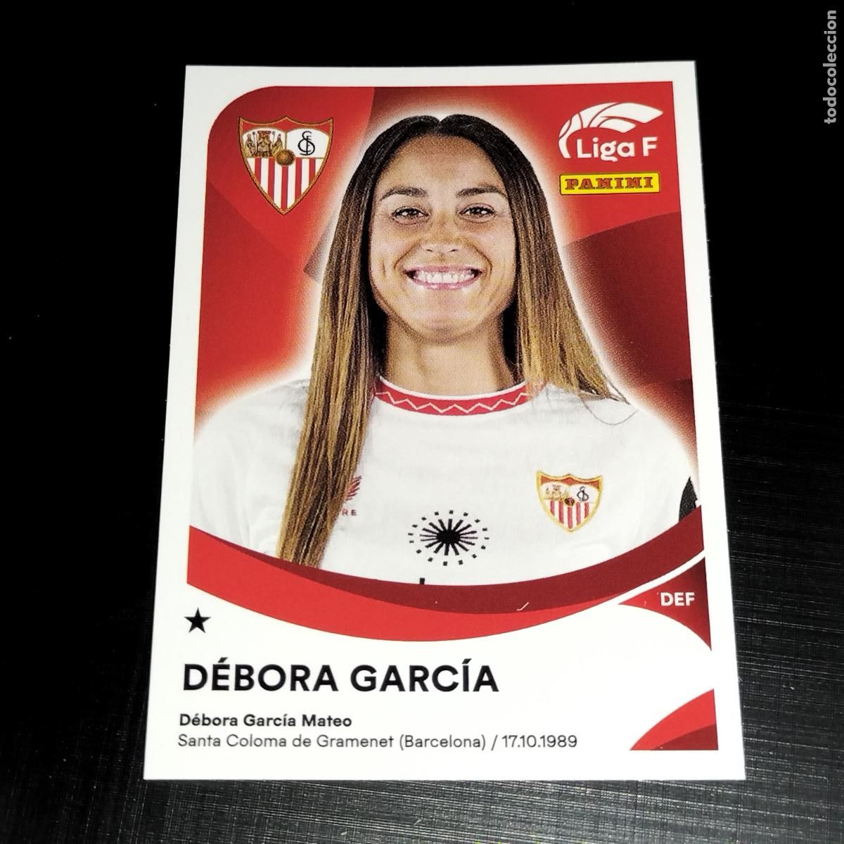 Coleccionismo cromos antiguos: 286 DEBORA GARCIA SEVILLA CROMOS LIGA F FEMENINA PANINI 2024 2025 24 25