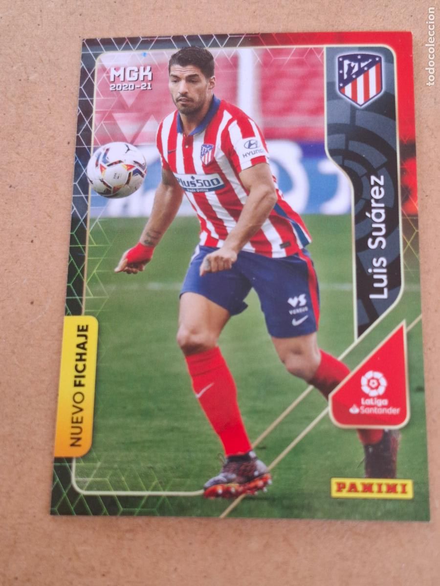 Coleccionismo cromos antiguos: MEGACRACKS 2020 2021 20 21 - 444 LUIS SU&Aacute;REZ - AT. MADRID - CP9