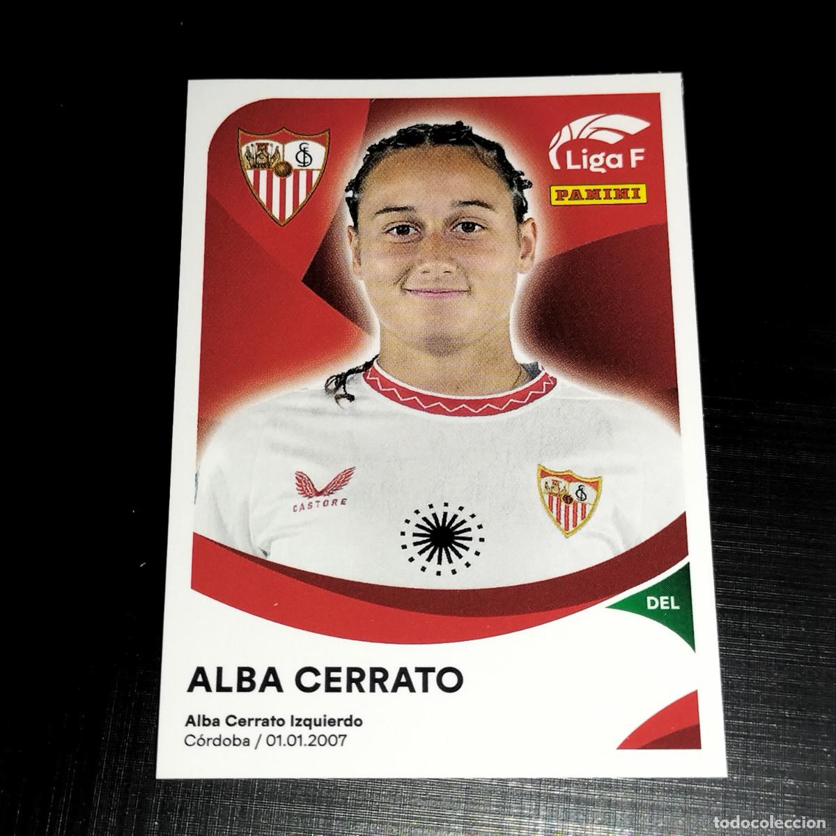 Coleccionismo cromos antiguos: 300 ALBA CERRATO SEVILLA CROMOS LIGA F FEMENINA PANINI 2024 2025 24 25
