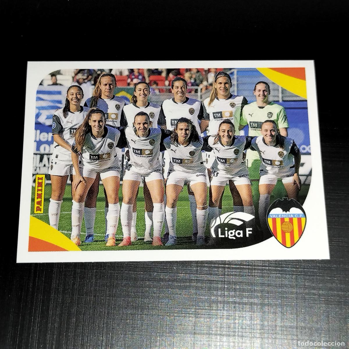 Coleccionismo cromos antiguos: 303 ALINEACION EQUIPO VALENCIA CROMOS LIGA F FEMENINA PANINI 2024 2025 24 25