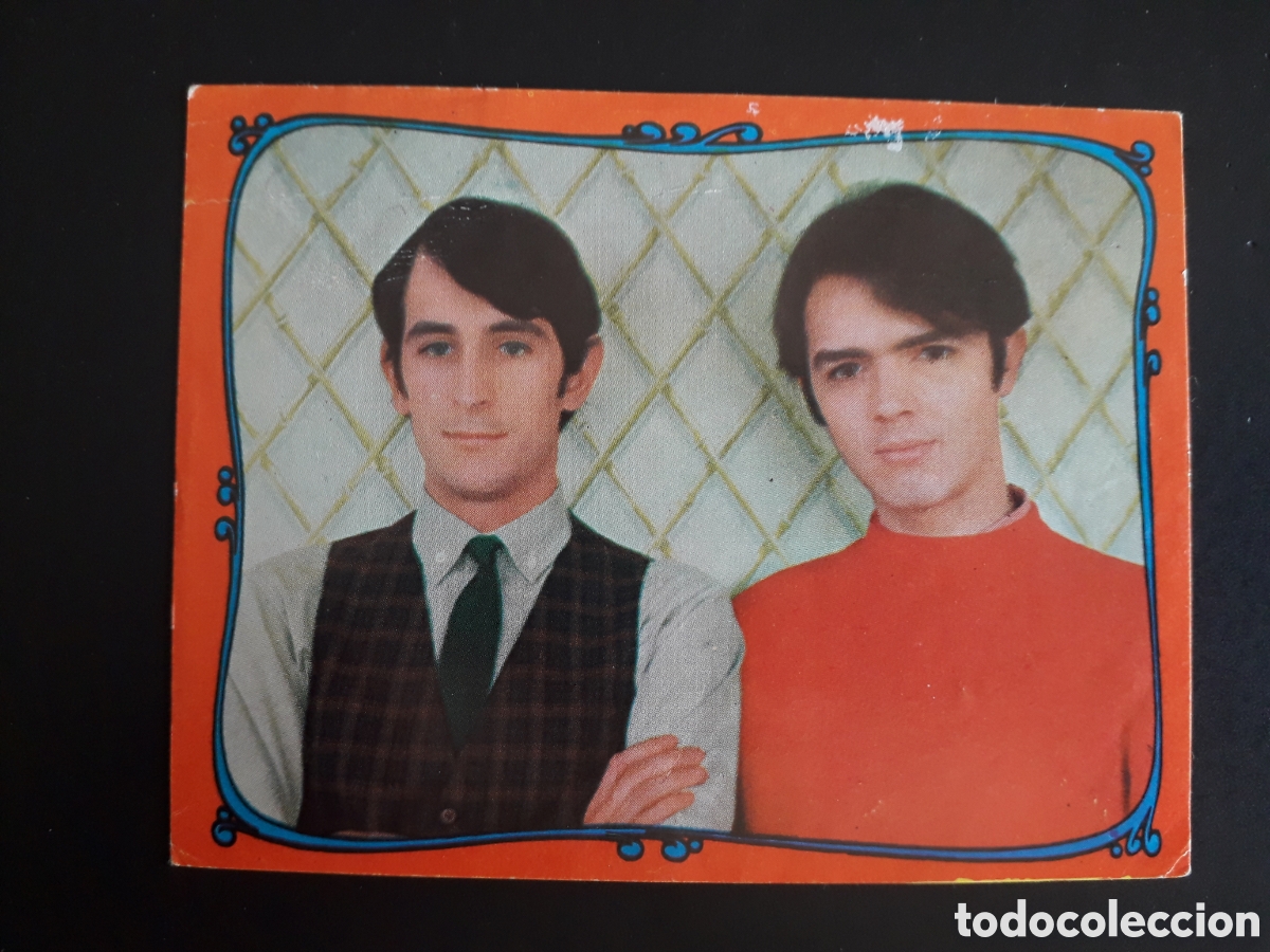 Coleccionismo cromos antiguos: JUAN Y JUNIOR, FAMOSOS DEL DISCO N&deg; 150 ORLA ROJA ESTE 1968 DESPEGADO, PEDIDO M&Iacute;NIMO 3&euro;