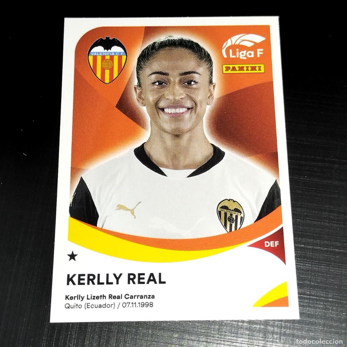Coleccionismo cromos antiguos: 306 KERLLY REAL VALENCIA CROMOS LIGA F FEMENINA PANINI 2024 2025 24 25