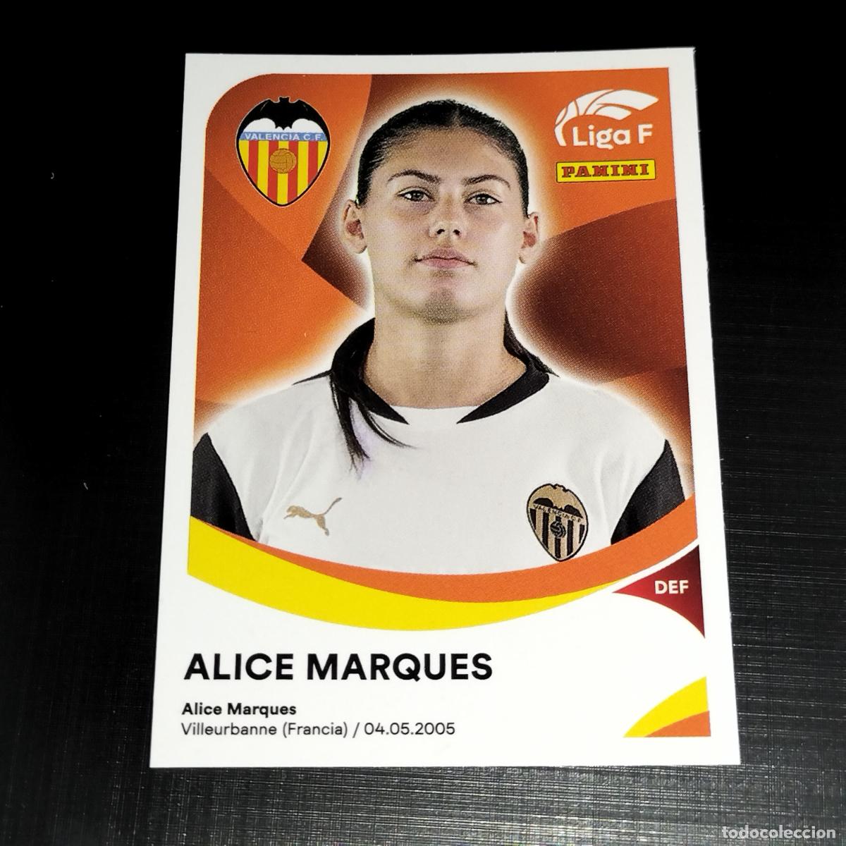 Coleccionismo cromos antiguos: 310 A ALICE MARQUES VALENCIA CROMOS LIGA F FEMENINA PANINI 2024 2025 24 25