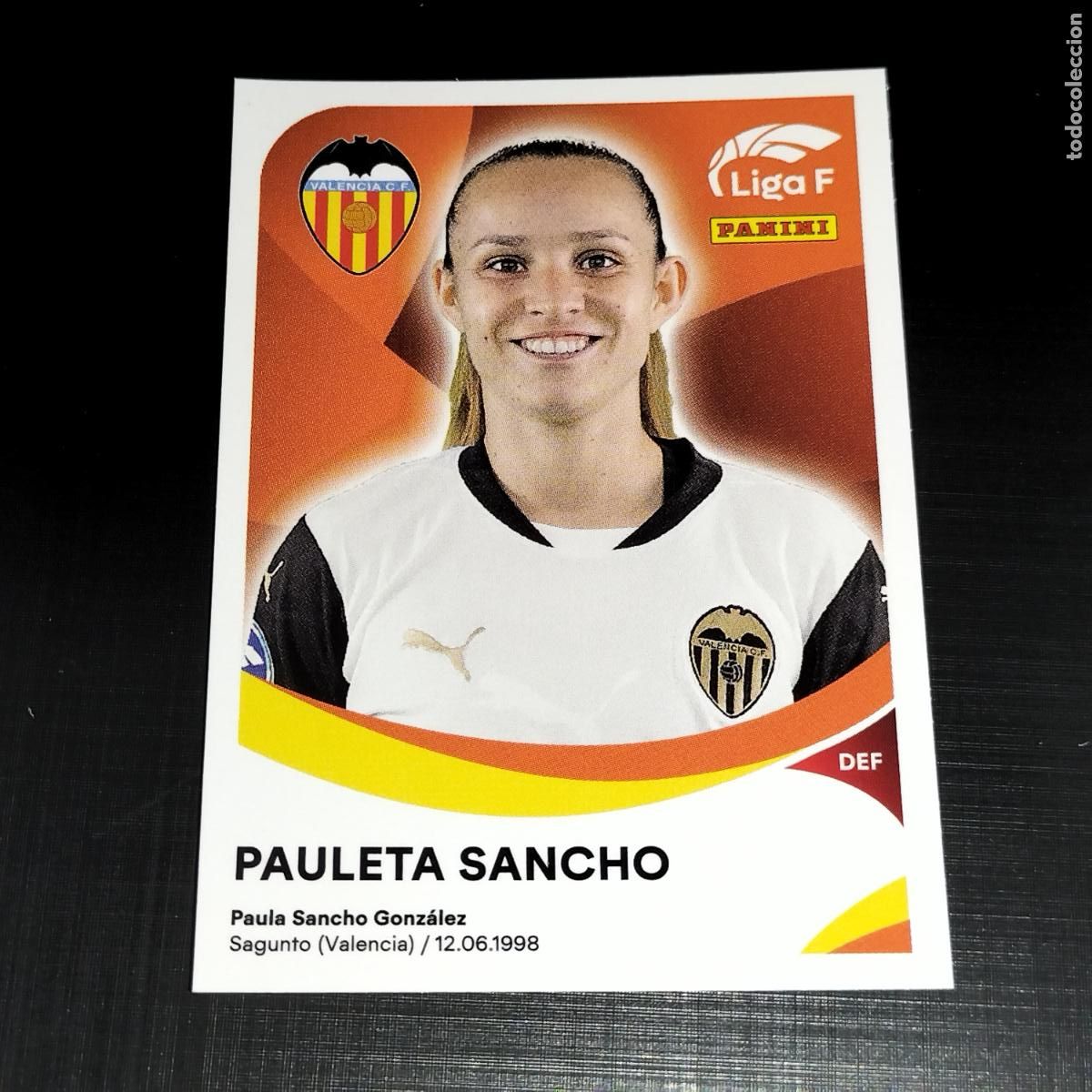 Coleccionismo cromos antiguos: 311 PAULETA SANCHO VALENCIA CROMOS LIGA F FEMENINA PANINI 2024 2025 24 25