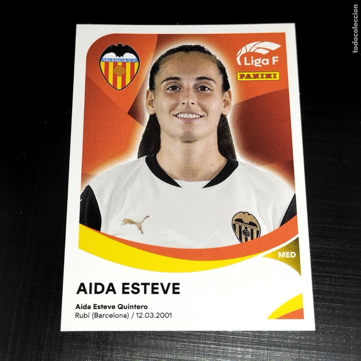 Coleccionismo cromos antiguos: 315 AIDA ESTEVE VALENCIA CROMOS LIGA F FEMENINA PANINI 2024 2025 24 25