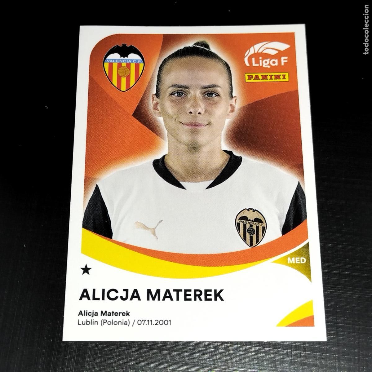 Coleccionismo cromos antiguos: 316 A ALICJA MATEREK VALENCIA CROMOS LIGA F FEMENINA PANINI 2024 2025 24 25