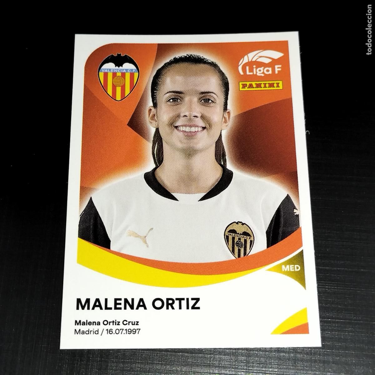 Coleccionismo cromos antiguos: 316 B MALENA ORTIZ VALENCIA CROMOS LIGA F FEMENINA PANINI 2024 2025 24 25