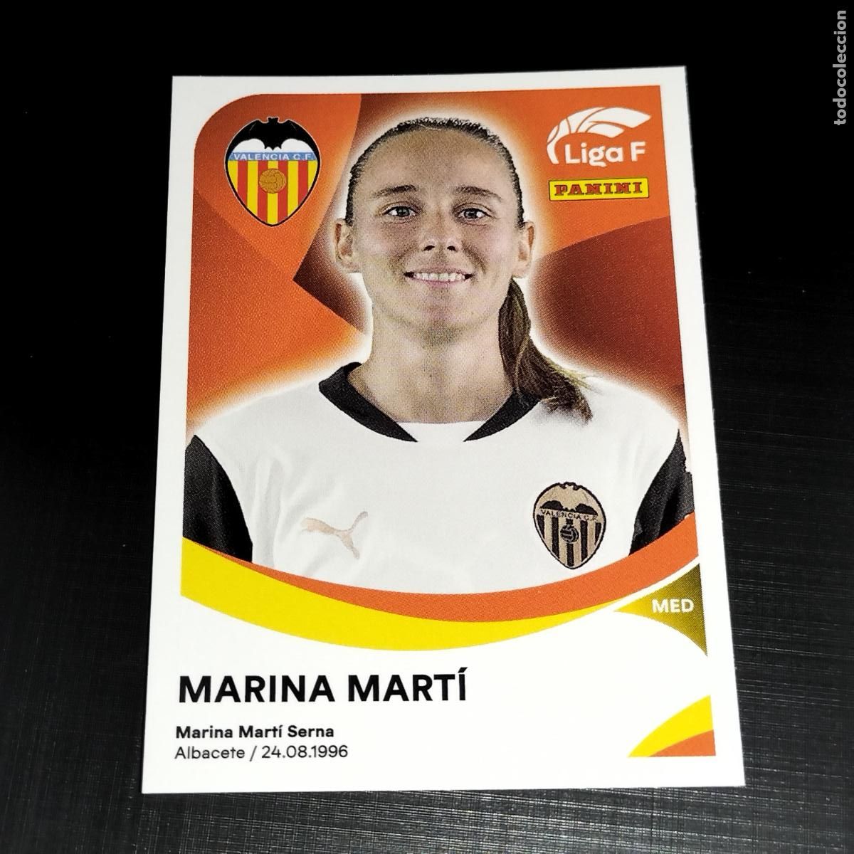 Coleccionismo cromos antiguos: 317 A MARINA MARTI VALENCIA CROMOS LIGA F FEMENINA PANINI 2024 2025 24 25