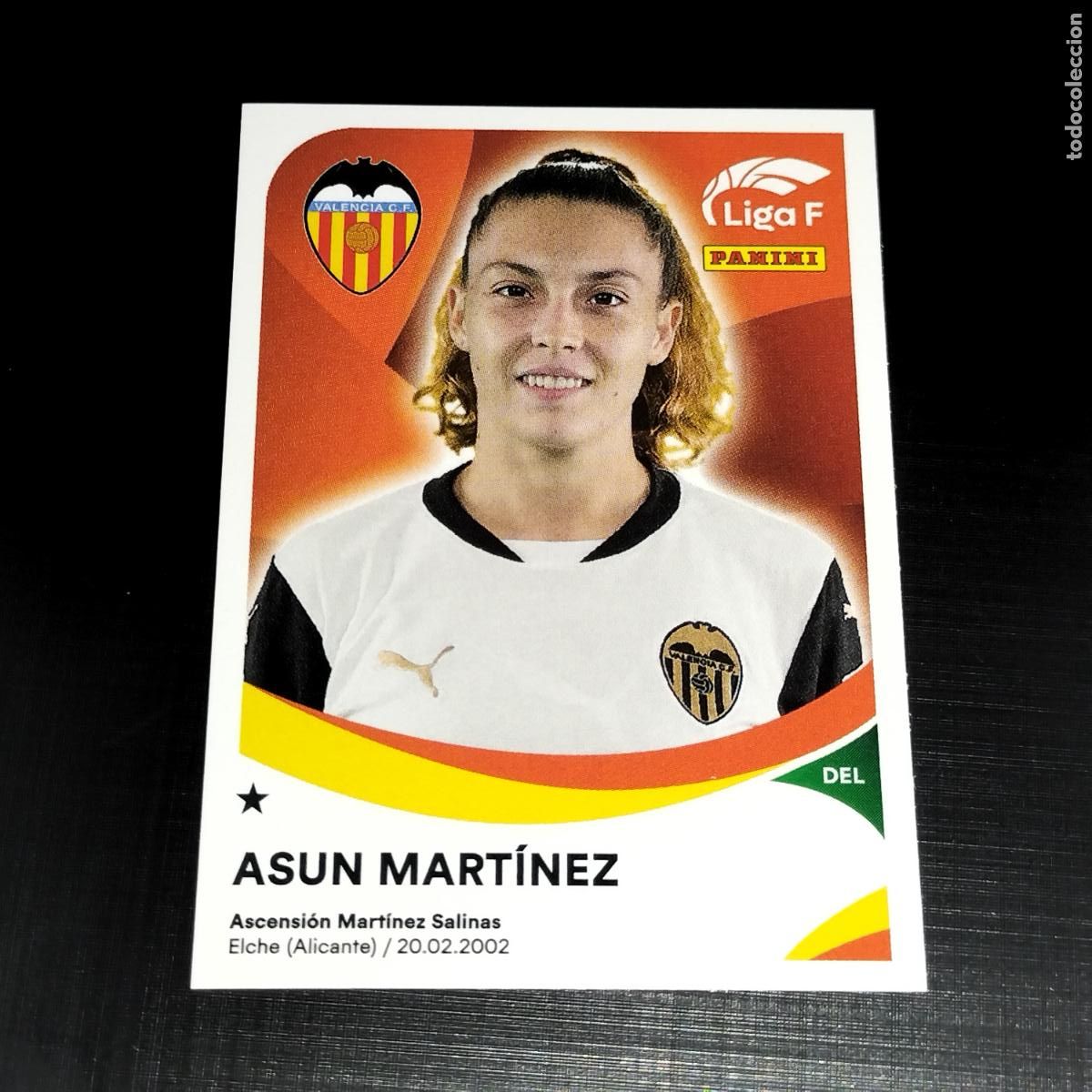 Coleccionismo cromos antiguos: 318 ASUN MARTINEZ VALENCIA CROMOS LIGA F FEMENINA PANINI 2024 2025 24 25