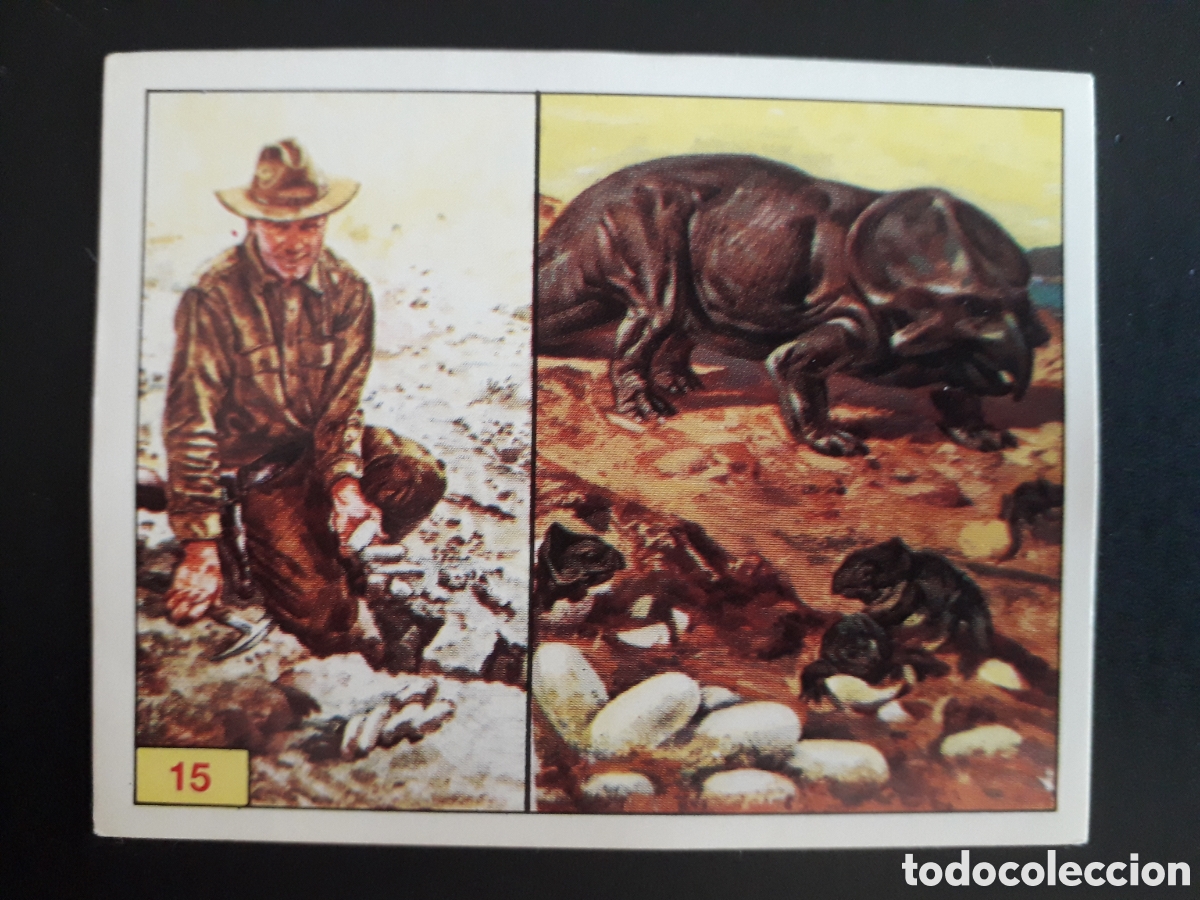Coleccionismo cromos antiguos: DINOSAURS / DINOSAURIOS N&deg; 15 PANINI 1992 SIN PEGAR PEDIDO M&Iacute;NIMO 3&euro;.