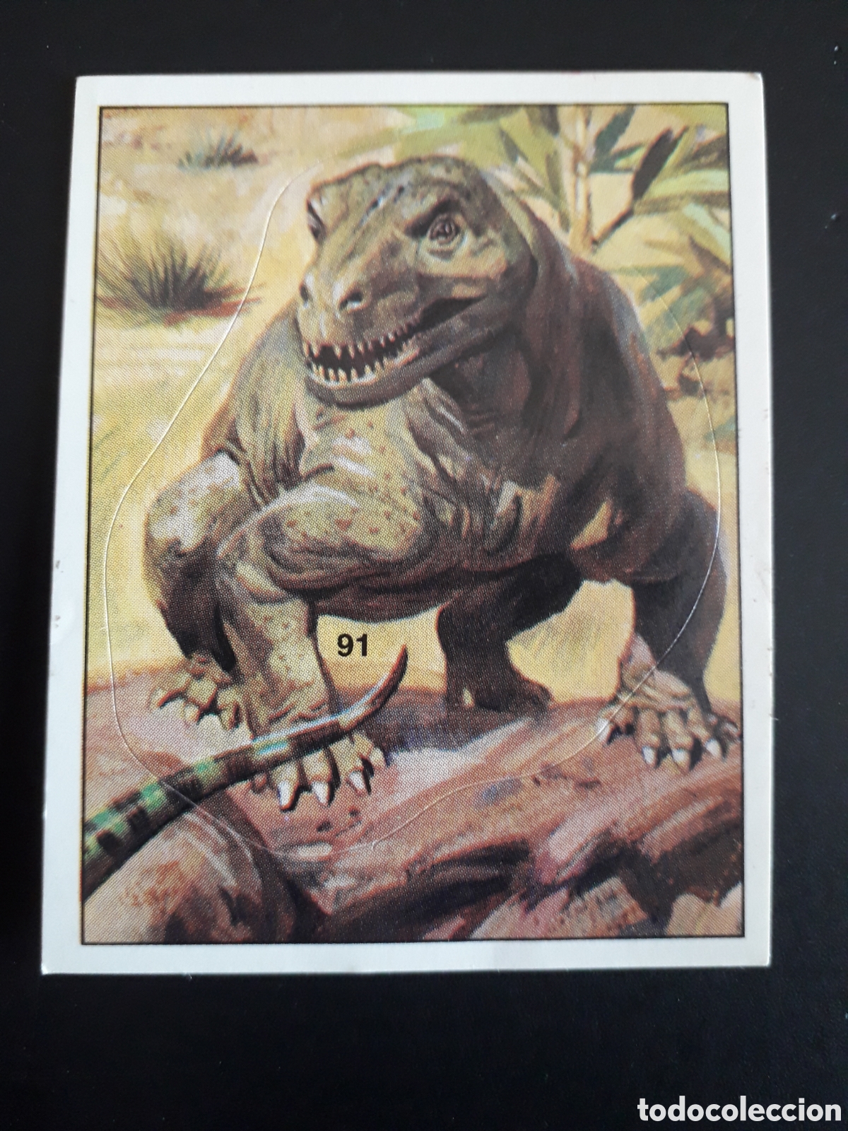 Coleccionismo cromos antiguos: DINOSAURS / DINOSAURIOS N&deg; 91 PANINI 1992 SIN PEGAR PEDIDO M&Iacute;NIMO 3&euro;