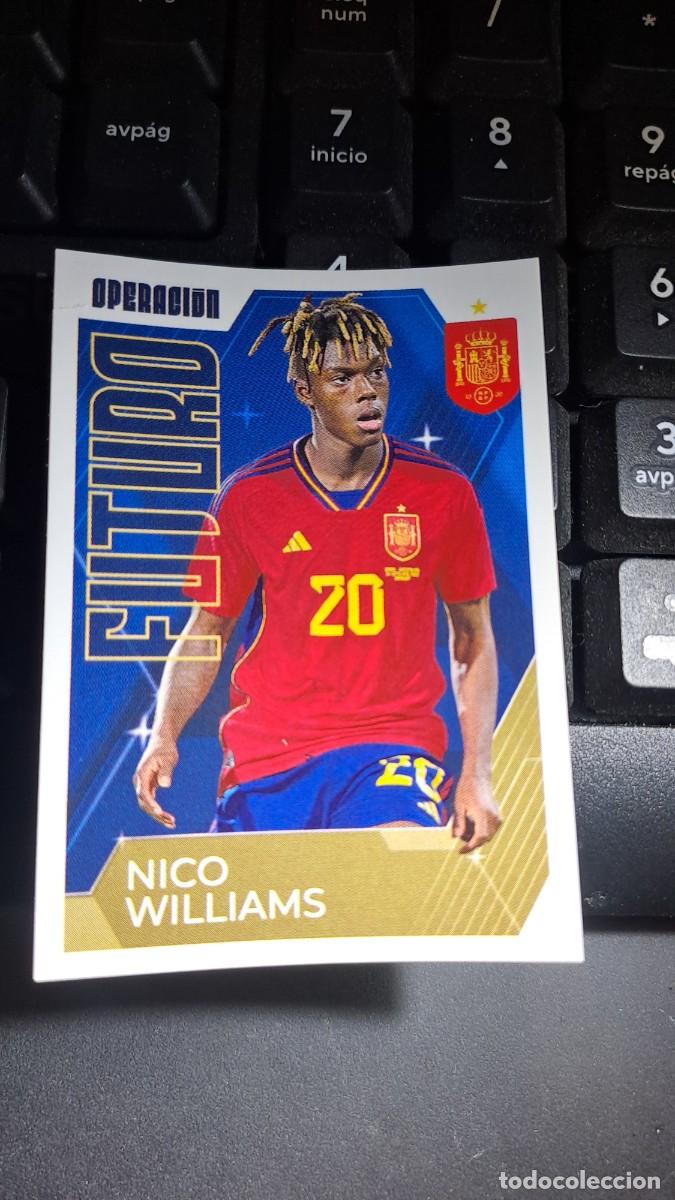 Coleccionismo cromos antiguos: CROMO NICO WILLIAMS 70 FUTURO ESPA&Ntilde;A VAMOS SELECCION 70 SELECCION ESPA&Ntilde;OLA EURO 2024 CARREFOUR PANIN