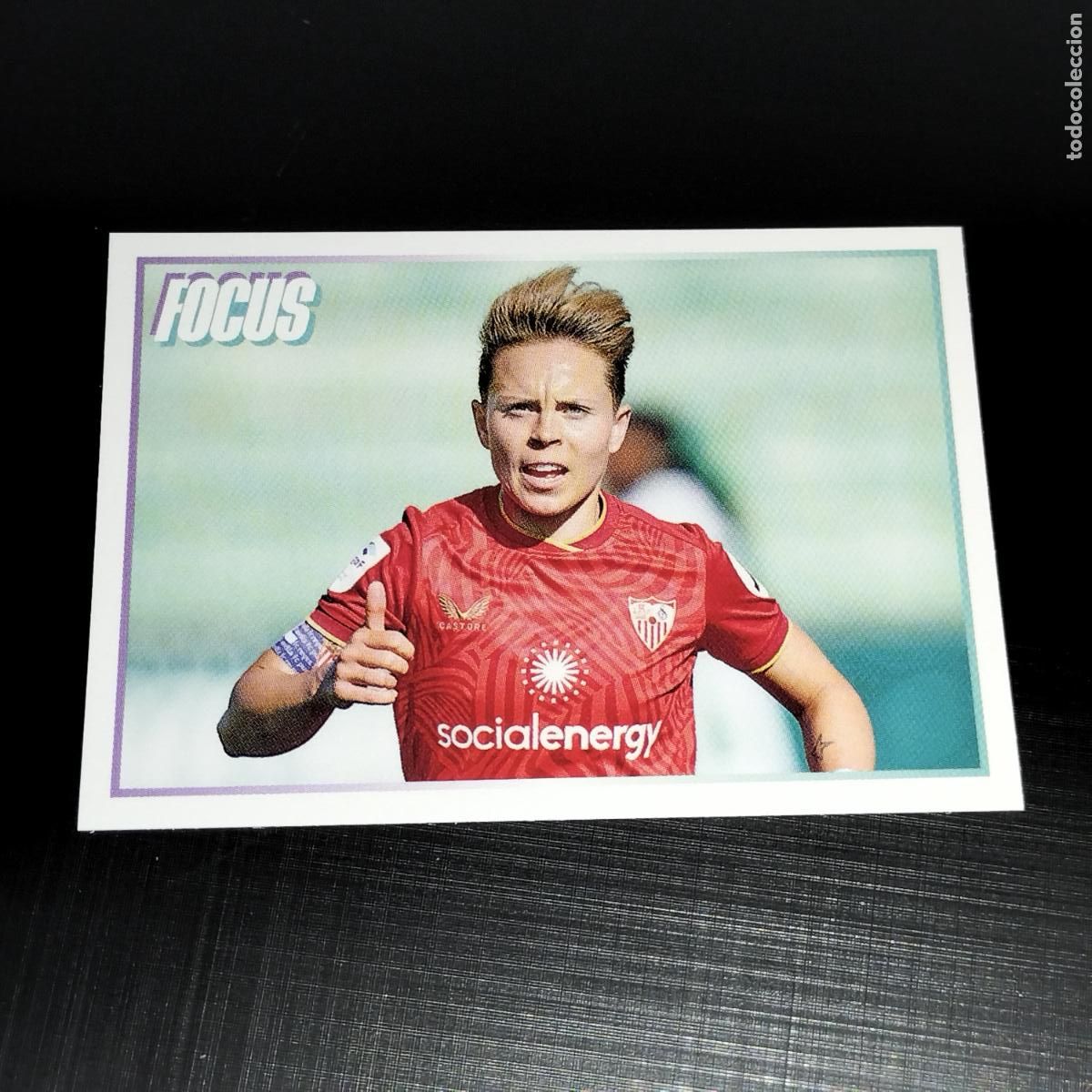 Coleccionismo cromos antiguos: 323 AMANDA SAMPEDRO SEVILLA FOCUS CROMOS LIGA F FEMENINA PANINI 2024 2025 24 25