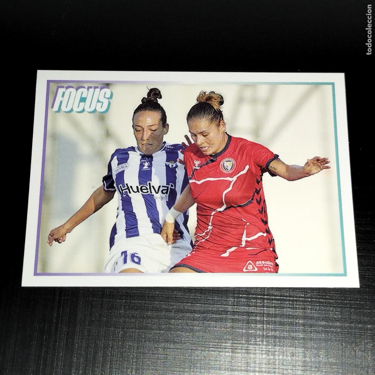 Coleccionismo cromos antiguos: 326 SPORTING DE HUELVA Y LEVANTE LAS PLANAS FOCUS CROMOS LIGA F FEMENINA PANINI 2024 2025 24 25