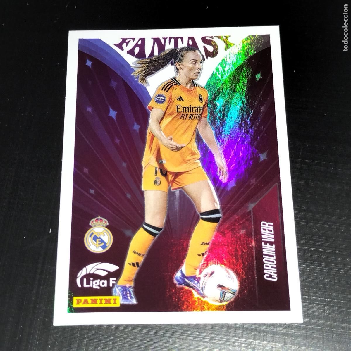 Coleccionismo cromos antiguos: 330 CAROLINE WEIR REAL MADRID FANTASY CROMOS LIGA F FEMENINA PANINI 2024 2025 24 25