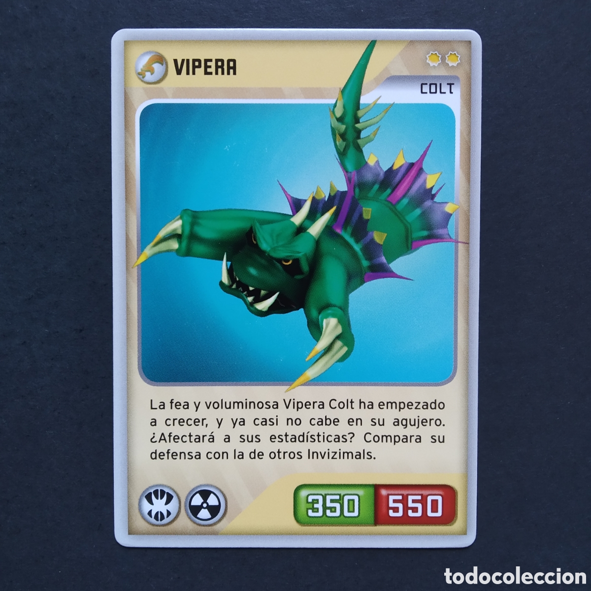 Coleccionismo cromos antiguos: CROMO - N&ordm; 140 - VIPERA - INVIZIMALS, DESAFIOS OCULTOS - PANINI - A&Ntilde;O 2013